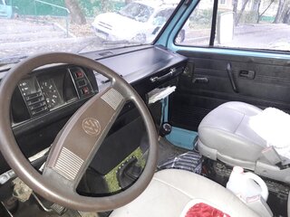 1986 Volkswagen Transporter T3, голубой, 600000 рублей, вид 4