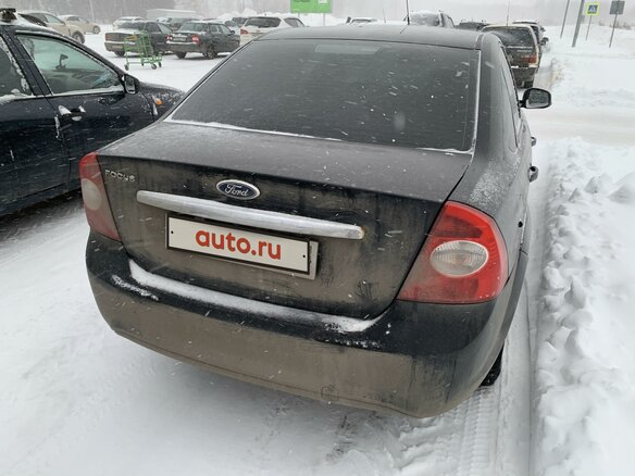 2008 Ford Focus II Рестайлинг, чёрный - вид 4