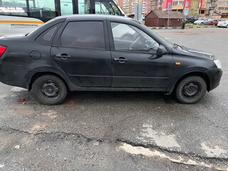2015 Lada (ВАЗ) Granta I, чёрный, 300000 рублей, вид 2