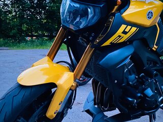 2015 Yamaha MT-09 (FZ-09), жёлтый, 839000 рублей, вид 1