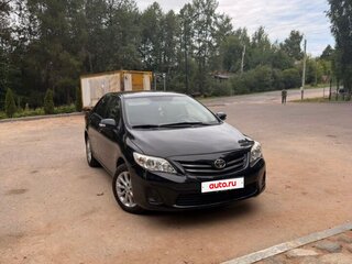 2012 Toyota Corolla X (E140, E150) Рестайлинг, чёрный, 920000 рублей, вид 2
