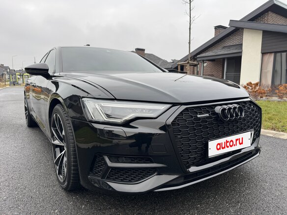 2021 Audi A6 45 TFSI V (C8), чёрный, 4500000 рублей - вид 2