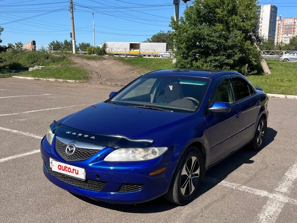 2003 Mazda 6 I (GG), синий, 550000 рублей