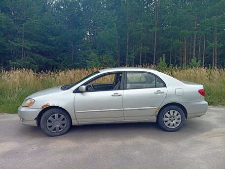 2004 Toyota Corolla IX (E120, E130) Рестайлинг, серебристый, 350000 рублей, вид 4