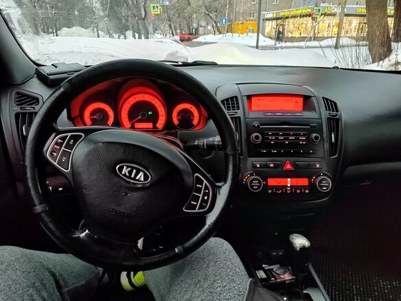 2008 Kia Ceed I, голубой, 575000 рублей - вид 7