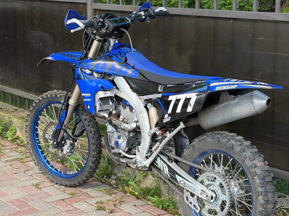 2022 Yamaha WR250F, синий, 800000 рублей - вид 6