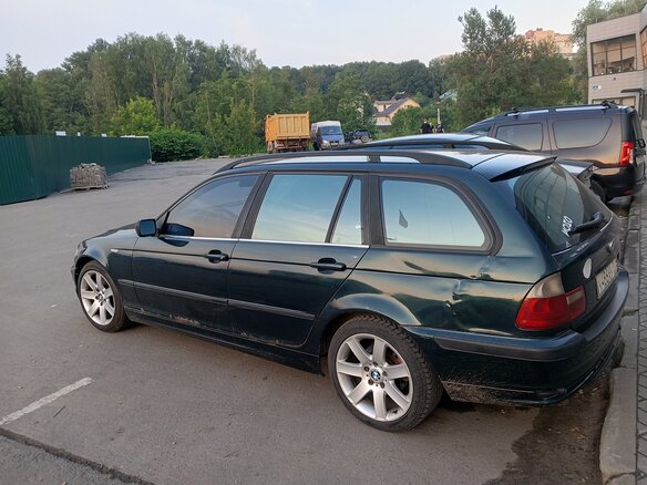 2003 BMW 3 серии 320d IV (E46) Рестайлинг, зелёный, 650000 рублей - вид 6