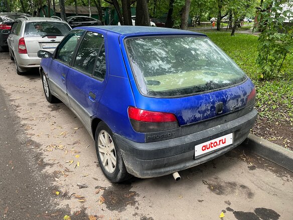1998 Peugeot 306, голубой, 180000 рублей - вид 5