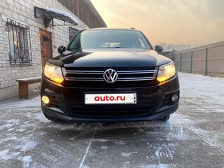 2012 Volkswagen Tiguan I Рестайлинг, чёрный, 1450000 рублей, вид 1