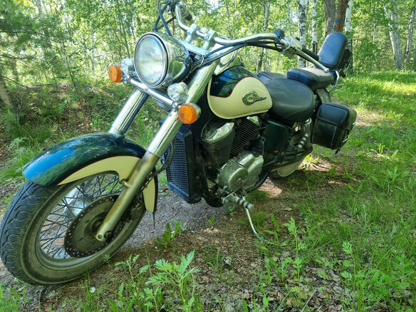 1997 Honda Shadow 400, бежевый, 230000 рублей