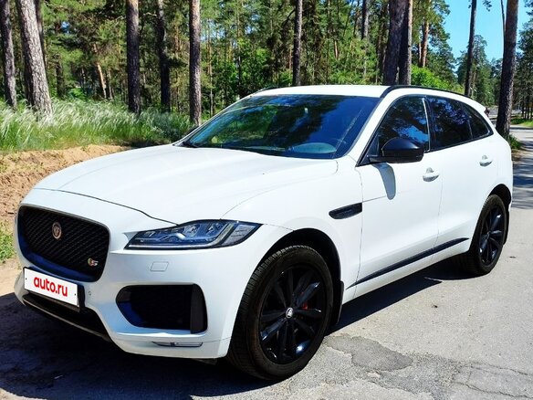 2016 Jaguar F-Pace I, белый, 3400000 рублей