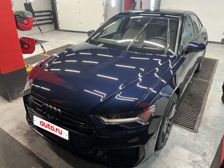 2018 Audi A6 55 TFSI V (C8), синий, 4370000 рублей, вид 3