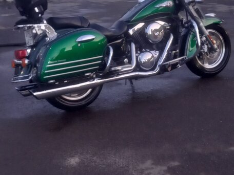 1999 Kawasaki VN1500 Vulcan, зелёный, 525000 рублей, вид 1