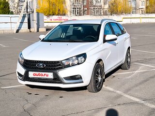 2019 Lada (ВАЗ) Vesta SW I, белый, 1100000 рублей, вид 1