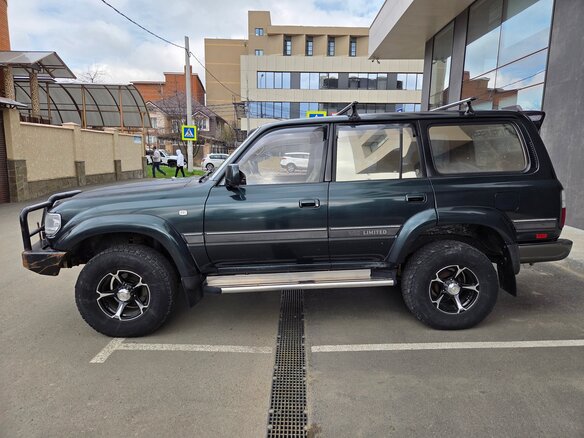 1996 Toyota Land Cruiser 80 Series Рестайлинг, зелёный, 1700000 рублей - вид 7