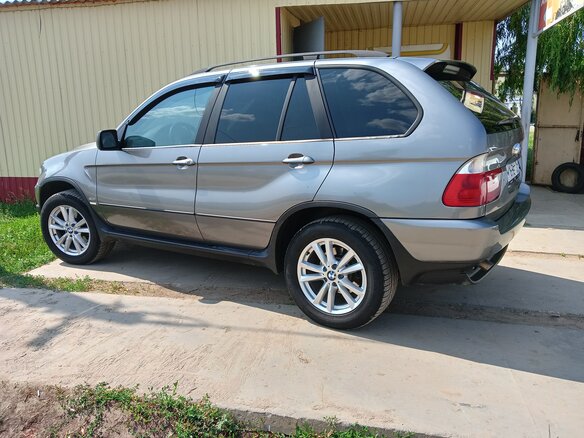 2004 BMW X5 3.0i I (E53) Рестайлинг, серый, 1100000 рублей - вид 1