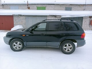 2001 Hyundai Santa Fe I, чёрный, 450000 рублей, вид 3