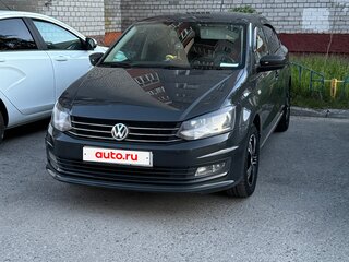 2015 Volkswagen Polo V Рестайлинг, серый, 570000 рублей, вид 2