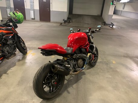 2014 Ducati Monster 1200, красный, 1000000 рублей, вид 4