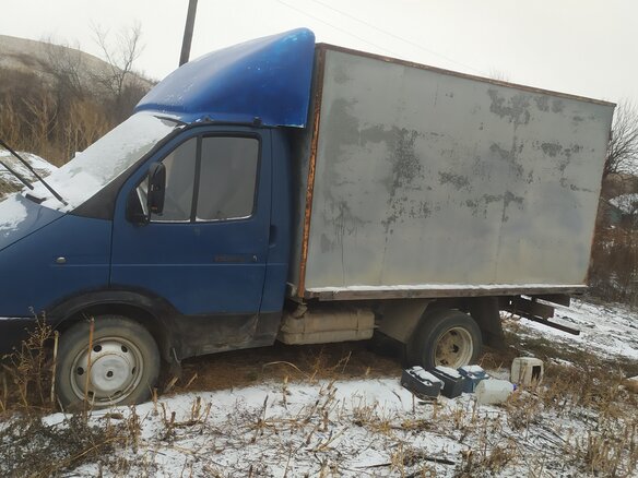2001 ГАЗ ГАЗель (3302), синий, 260000 рублей - вид 6