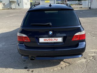 2008 BMW 5 серии 520d V (E60/E61) Рестайлинг, синий, 900000 рублей, вид 4