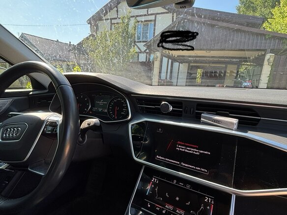 2021 Audi A6 45 TFSI V (C8), коричневый, 3900000 рублей - вид 8