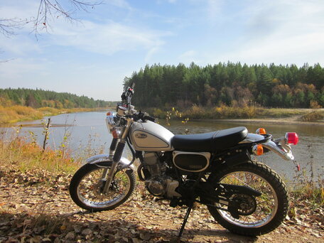 1997 Yamaha ST 225 Bronco, серый, 180000 рублей, вид 1
