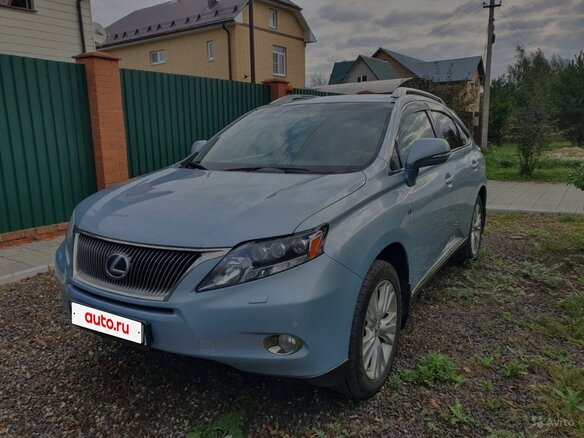 2010 Lexus RX 450h III, голубой, 2500000 рублей - вид 7