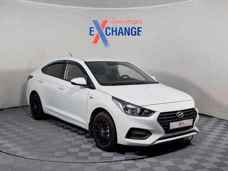 2019 Hyundai Solaris II, белый, 1175000 рублей, вид 2