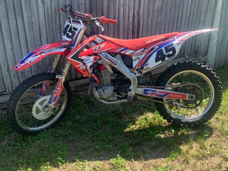 2012 Honda CRF 450R, красный, 290000 рублей, вид 2