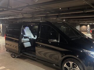 2021 Mercedes-Benz V-Класс Long 220 d длинный III (W447) Рестайлинг, чёрный, 12500000 рублей, вид 2