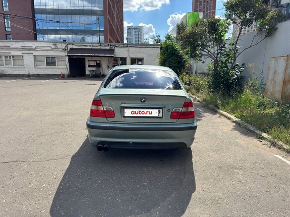 2001 BMW 3 серии 320i IV (E46) Рестайлинг, зелёный - вид 5