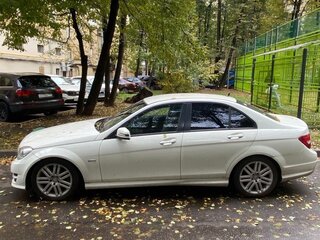 2012 Mercedes-Benz C-Класс 180 BlueEFFICIENCY III (W204) Рестайлинг, белый, 1590000 рублей, вид 3