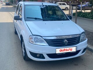 2010 Renault Logan I Рестайлинг, белый, 350000 рублей, вид 2