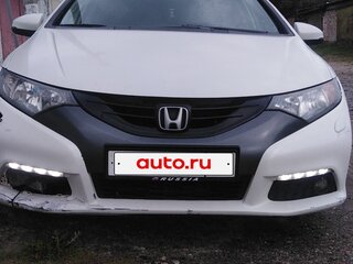 2013 Honda Civic IX, белый, 1000000 рублей, вид 2