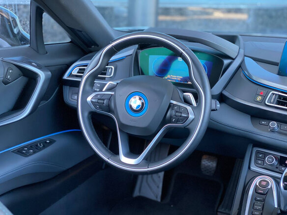 2018 BMW i8 I Рестайлинг, серый - вид 27