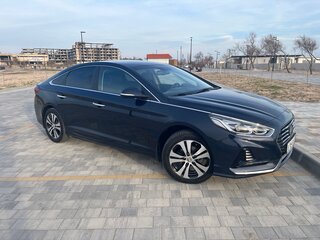 2017 Hyundai Sonata VII (LF) Рестайлинг, синий, 2200000 рублей, вид 2