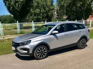 2024 Lada (ВАЗ) Vesta SW Cross I Рестайлинг (NG), серебристый, 1700000 рублей, вид 4