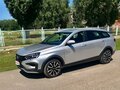 2024 Lada (ВАЗ) Vesta SW Cross I Рестайлинг (NG), серебристый, 1700000 рублей - вид 3