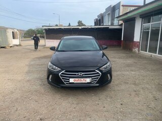 2018 Hyundai Elantra VI (AD), чёрный, 1695000 рублей, вид 2