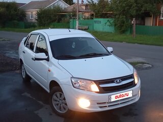 2013 Lada (ВАЗ) Granta I, белый, 420000 рублей, вид 5