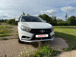 2016 Lada (ВАЗ) Vesta I, белый, 490000 рублей, вид 2