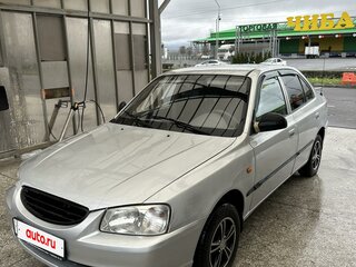 2004 Hyundai Accent ТагАЗ II, серебристый, 310000 рублей, вид 1