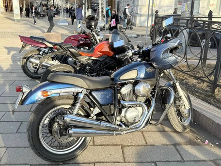 1995 Honda VRX 400, синий, 330000 рублей, вид 5