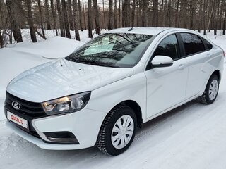 2019 Lada (ВАЗ) Vesta I, белый, 899500 рублей, вид 1