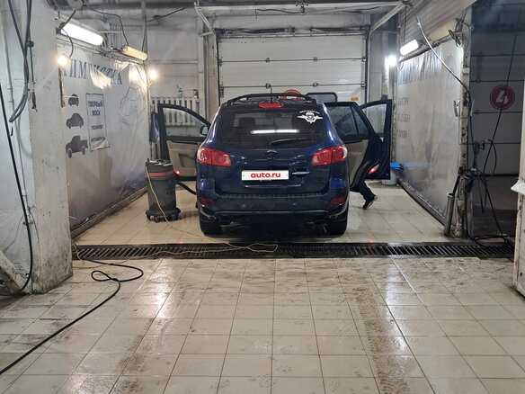 2007 Hyundai Santa Fe II, синий, 1250000 рублей - вид 21