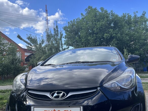 2012 Hyundai Elantra V (MD), чёрный, 1100000 рублей - вид 1