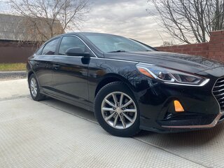 2018 Hyundai Sonata VII (LF) Рестайлинг, чёрный, 1450000 рублей, вид 1