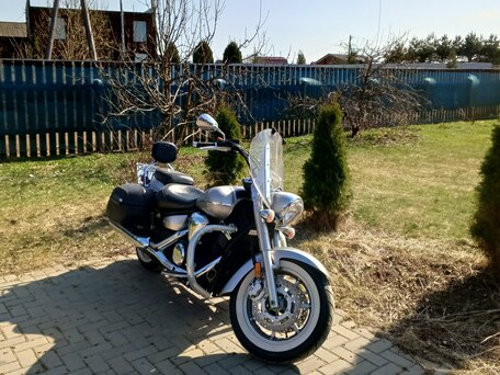 2007 Yamaha XVS1300, серебристый, 600000 рублей, вид 1