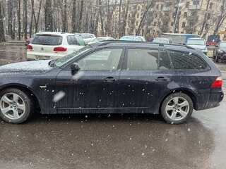 2008 BMW 5 серии 520d V (E60/E61) Рестайлинг, синий, 1200000 рублей, вид 4
